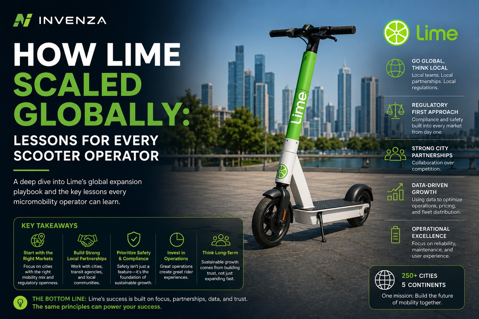 How Lime Scaled Globally: Lessons for Every Scooter Operator